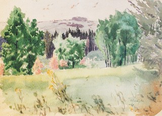 Josef Matějka (1881 - 1953) - Louka u lesa