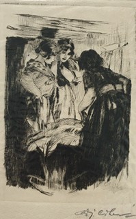 Oldřich Cihelka (1881 - 1958) -  Sudičky nad kolébkou
