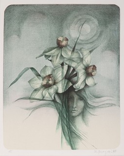 Zdeňka Burgetová (1934) - Dáma s květinami
