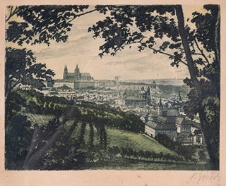 Václav Souček (1887 - 1941) -  Pohled na Hradčany