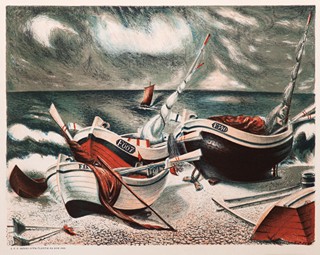 Jan Trampota (1889 - 1942) -  Rybářské bárky