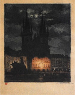Vladislav Röhling (1878 - 1949) - Týnský chrám v Praze