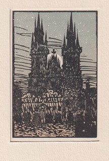 Otakar Štáfl (1884 - 1945) -  Chrám Matky Boží před Týnem