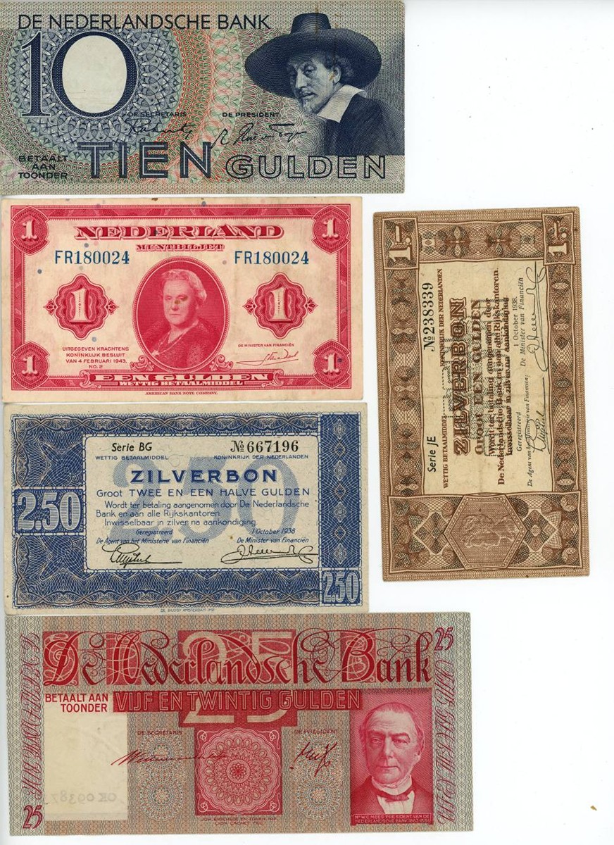 NIZOZEMSKO, KOLEKCE BANKOVEK, 14 KS