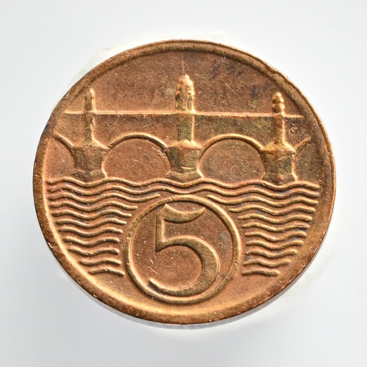 OBĚŽNÁ MINCE 5 HALÉŘŮ