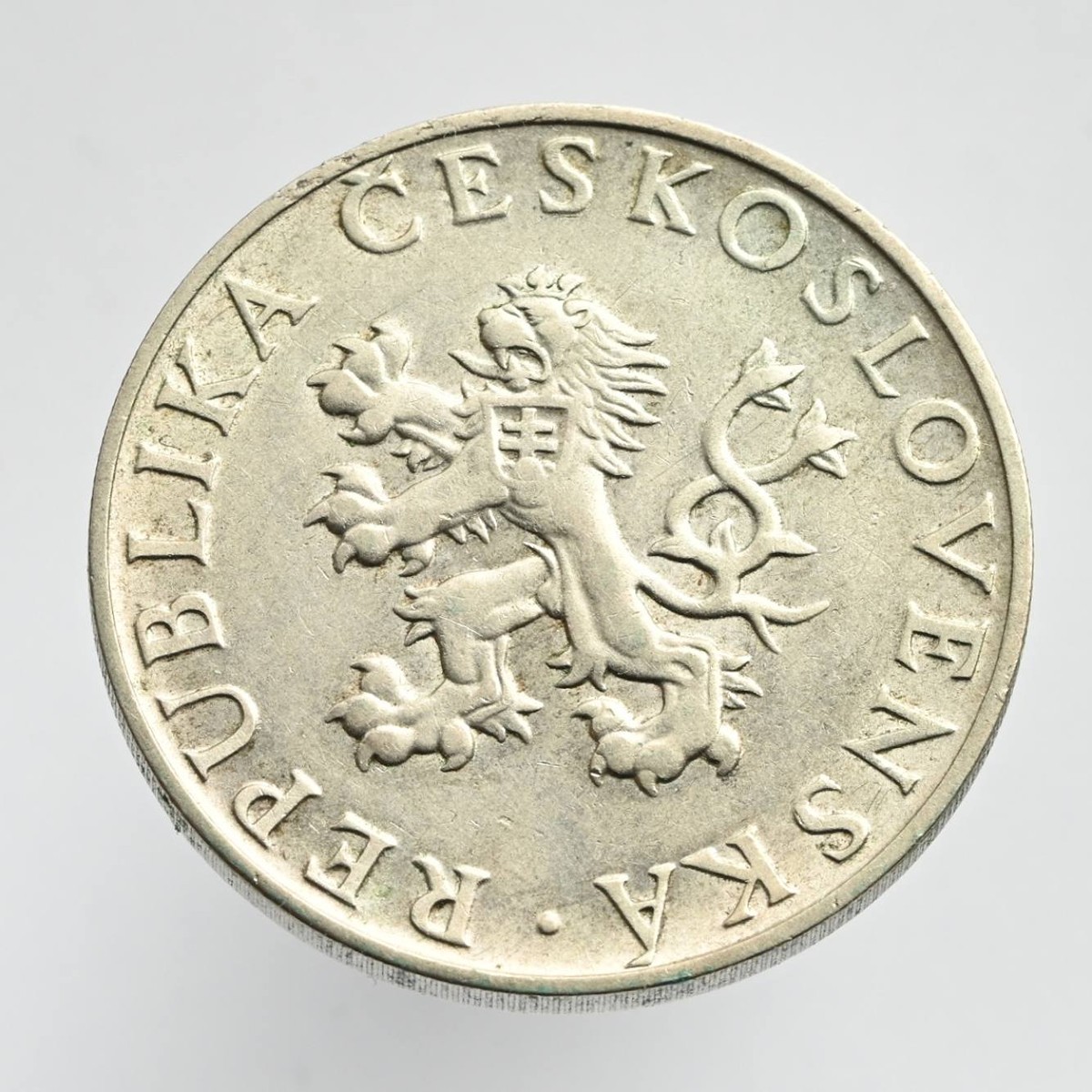 STŘÍBRNÁ PAMĚTNÍ MINCE 10 KORUN 10. VÝROČÍ OSVOBOZENÍ ČESKOSLOVENSKA
