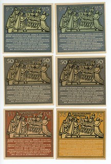 NĚMECKO, NOTGELD/KRIEGSNOTGELD, KOLEKCE 15 KS