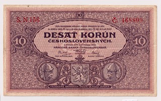 10 KORUN ČESKOSLOVENSKÝCH