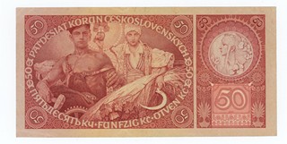 50 KORUN ČESKOSLOVENSKÝCH