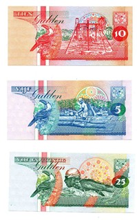 SURINAM – REPREZENTATIVNÍ SOUBOR BANKOVEK DRUHÉ POLOVINY 20. STOLETÍ