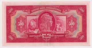 500 KORUN ČESKOSLOVENSKÝCH