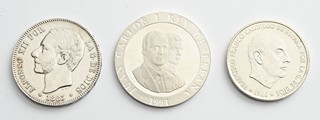 3 STŘÍBRNÉ MINCE
