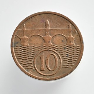 OBĚŽNÁ MINCE 10 HALÉŘŮ