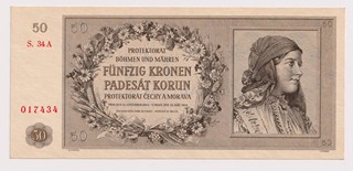 50 KORUN ČESKOSLOVENSKÝCH