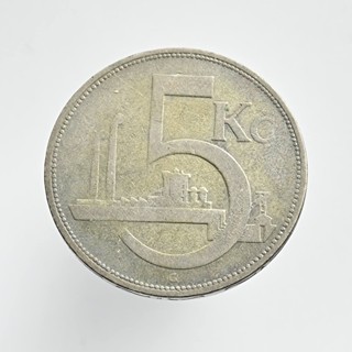 STŘÍBRNÁ OBĚŽNÁ MINCE 5 KORUN