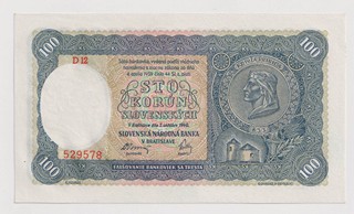 100 KORUN SLOVENSKÝCH