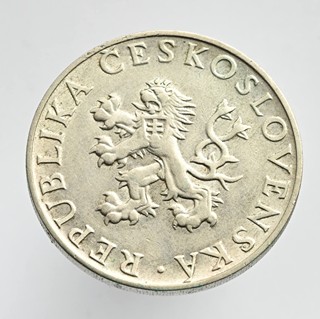 STŘÍBRNÁ PAMĚTNÍ MINCE 10 KORUN 10. VÝROČÍ OSVOBOZENÍ ČESKOSLOVENSKA