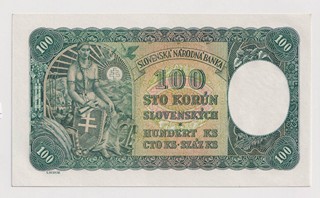 100 KORUN SLOVENSKÝCH