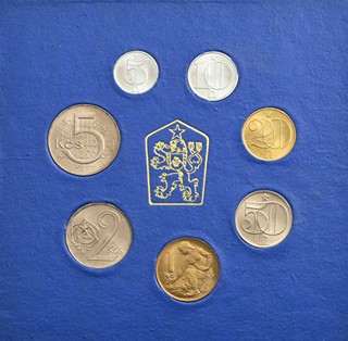 SADA OBĚŽNÝCH MINCÍ ČSSR