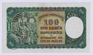 100 KORUN SLOVENSKÝCH