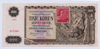 1000 KORUN SLOVENSKÝCH