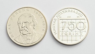 2 STŘÍBRNÉ PAMĚTNÍ MINCE
