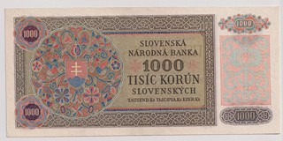 1000 KORUN SLOVENSKÝCH