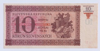 10 KORUN SLOVENSKÝCH
