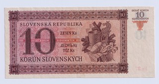 10 KORUN SLOVENSKÝCH