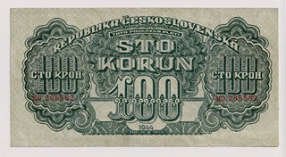 100 KORUN ČESKOSLOVENSKÝCH