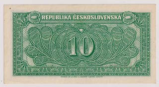 10 KORUN ČESKOSLOVENSKÝCH