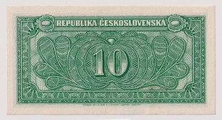 10 KORUN ČESKOSLOVENSKÝCH