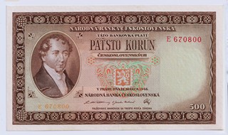 500 KORUN ČESKOSLOVENSKÝCH