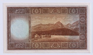 500 KORUN ČESKOSLOVENSKÝCH