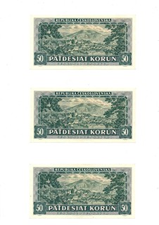 REPUBLIKA ČESKOSLOVENSKÁ, 50 KORUN ČESKOSLOVENSKÝCH (PÄŤDESIAT KORÚN)