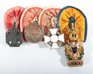 Konvolut rakousko-uherských vyznamenání