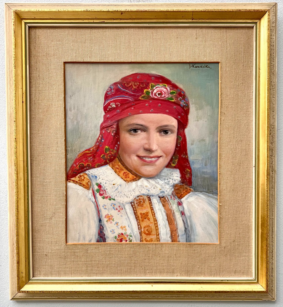 Josef (Joža) Koudelka (1877 - 1960) - Děvče z Mařatic