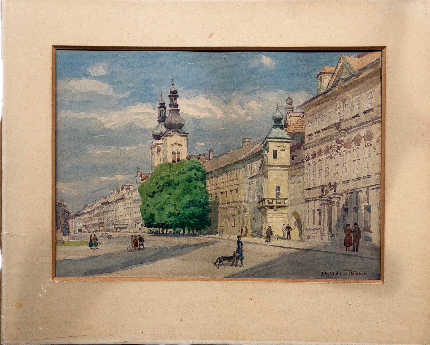 Jaroslav Blažek (1927 - 2019) - Hradec Králové - Velké náměstí