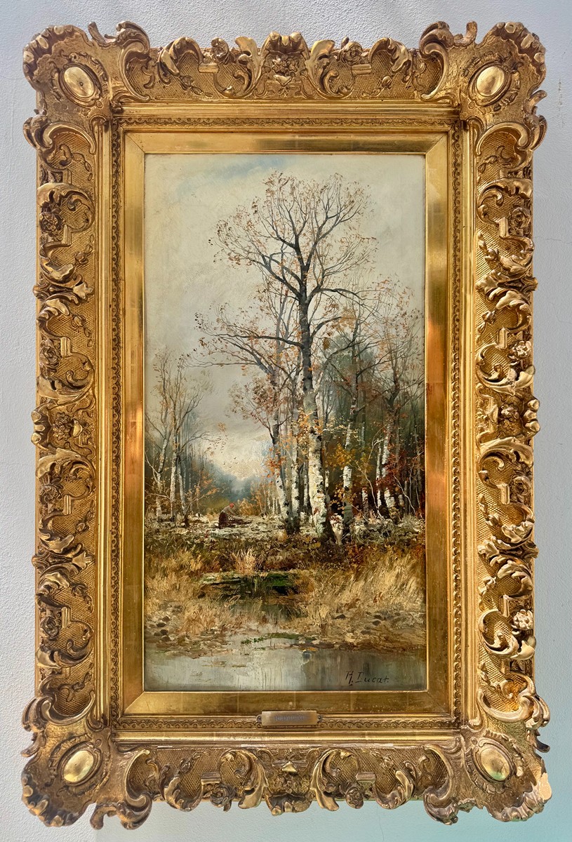 Georg Fischhof (1859 - 1914) - R. Ducat - Podzimní březový les