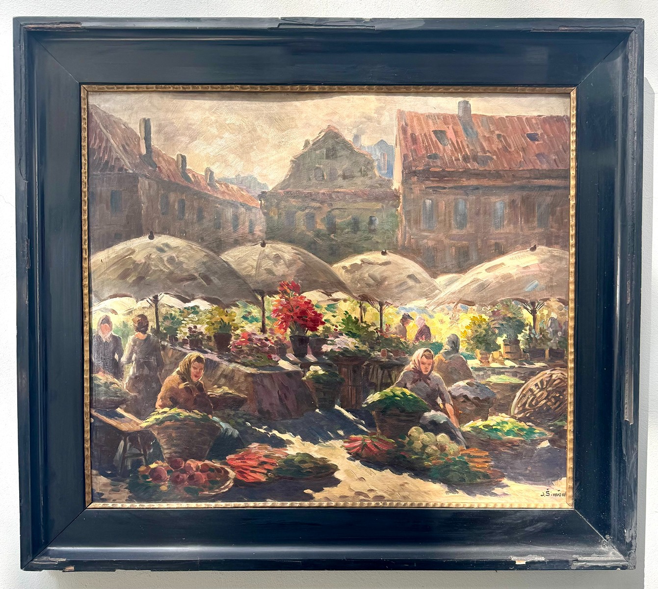 Jaroslav Šimůnek (1872 - 1939) - Květinový trh