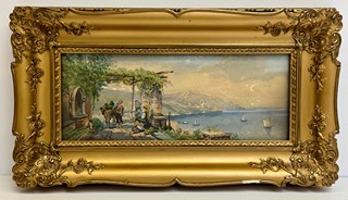Mánesová Amalie (1817–1883) - Záliv se stafáží