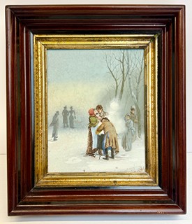 Josef Matěj Navrátil (1798 - 1865) - Zimní radovánky