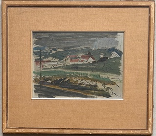 Mezerová-Winterová Julie (1893 - 1980) - Krajina se snopy