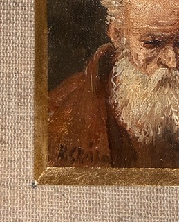 Karel Skála (1908 - 2001) - Portrét starce