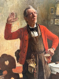 Václav Brožík (1851 - 1901) - Vyrušení z poledního klidu
