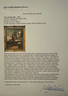 Václav Brožík (1851 - 1901) - Vyrušení z poledního klidu