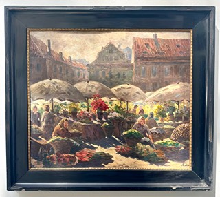 Jaroslav Šimůnek (1872 - 1939) - Květinový trh
