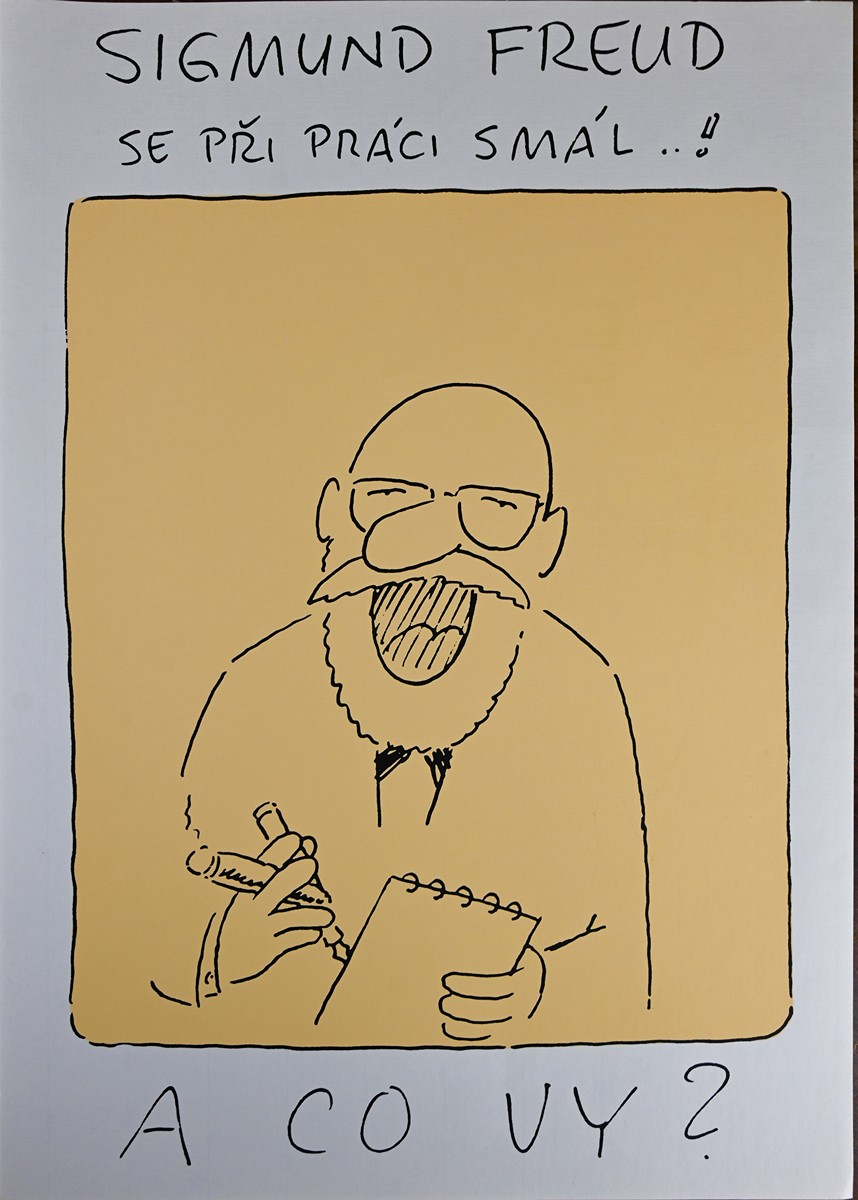 Vladimír Jiránek (1938-2012) - Sigmund Freud se při práci smál