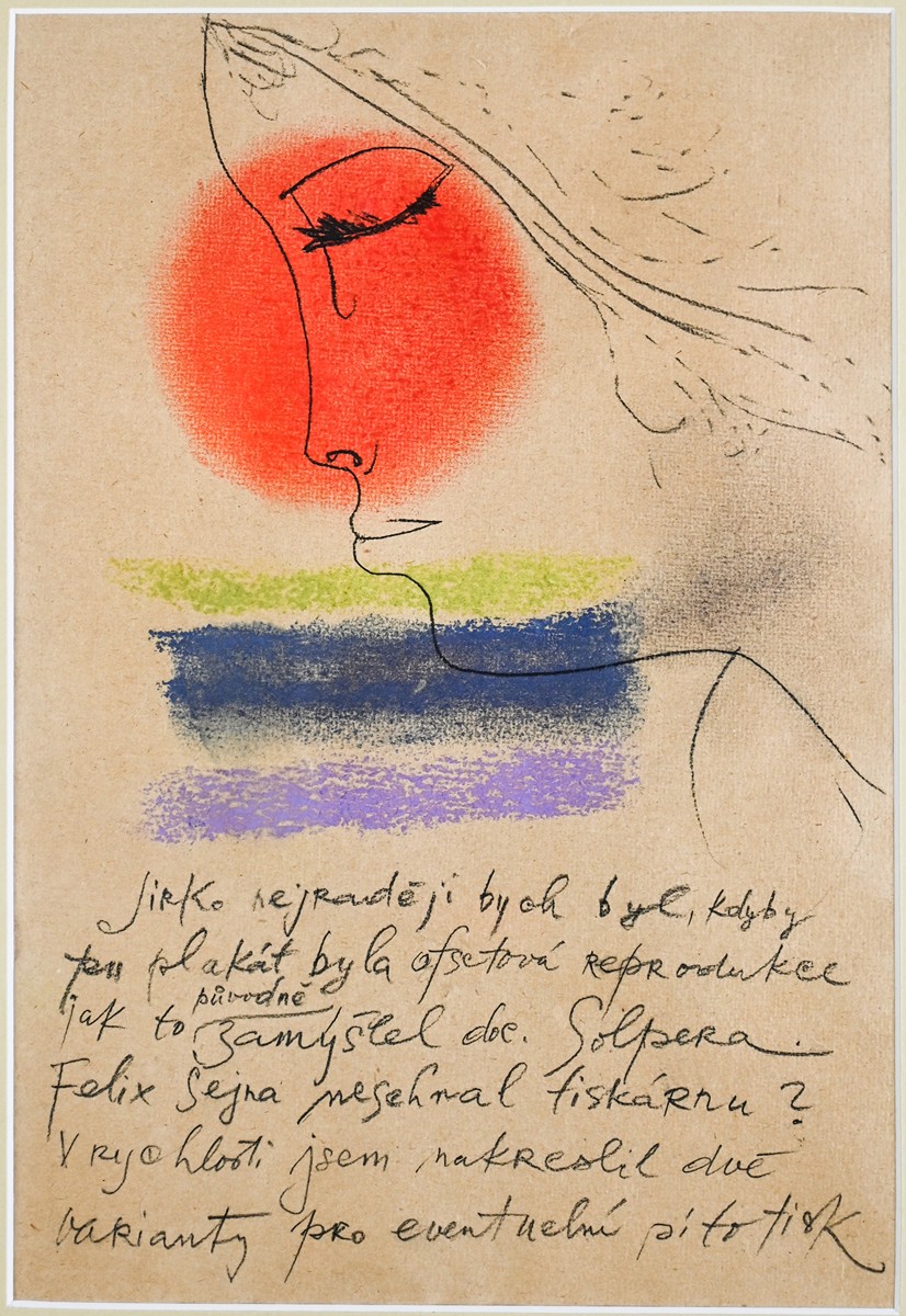 Ota Janeček (1919-1996) - Dívčí tvář