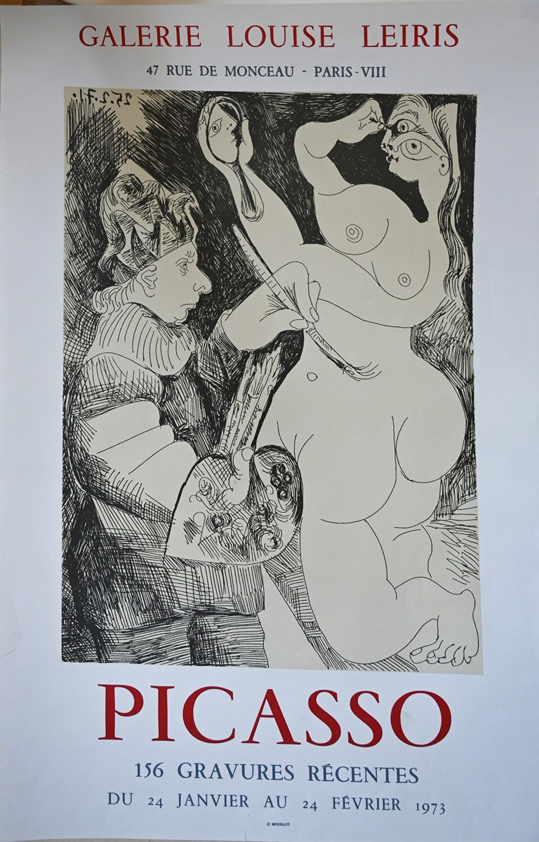 Pablo Picasso (1881-1973) - 156 Graveur Recentes-plakát k výstavě